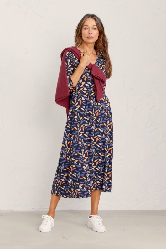 3/4 Sleeved Quinn Jersey Dress