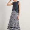 Fine Arts A-Line Skirt in GOTS-Certified Organic Cotton