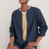 Galleon Zip Through Linen Jacket