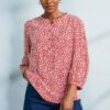 Willow Path 3/4 Sleeve Printed Shirt