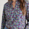 Sea Flow Printed Top