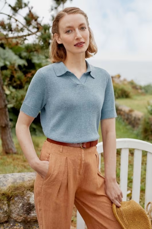 Barbizan Knitted Top
