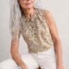 Flower Fields Sleeveless Top